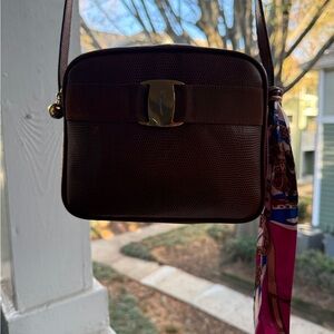 Vintage Salvatore Ferragamo Gancini Crossbody Bag | OS
